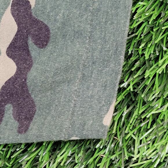 Vintage 90s Tru-Spec Woodland Camo Shirt Small 18x27 Green Brown - Picture 7 of 10